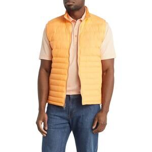 Peter Millar Crown Elite Light Vest Golden Rays Orange MS23Z10 $200 M-L-XL